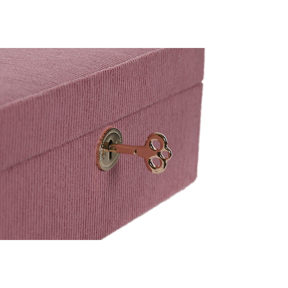 Smyckeskrin Home ESPRIT Kräm Magenta 27 x 19 x 9 cm - 4