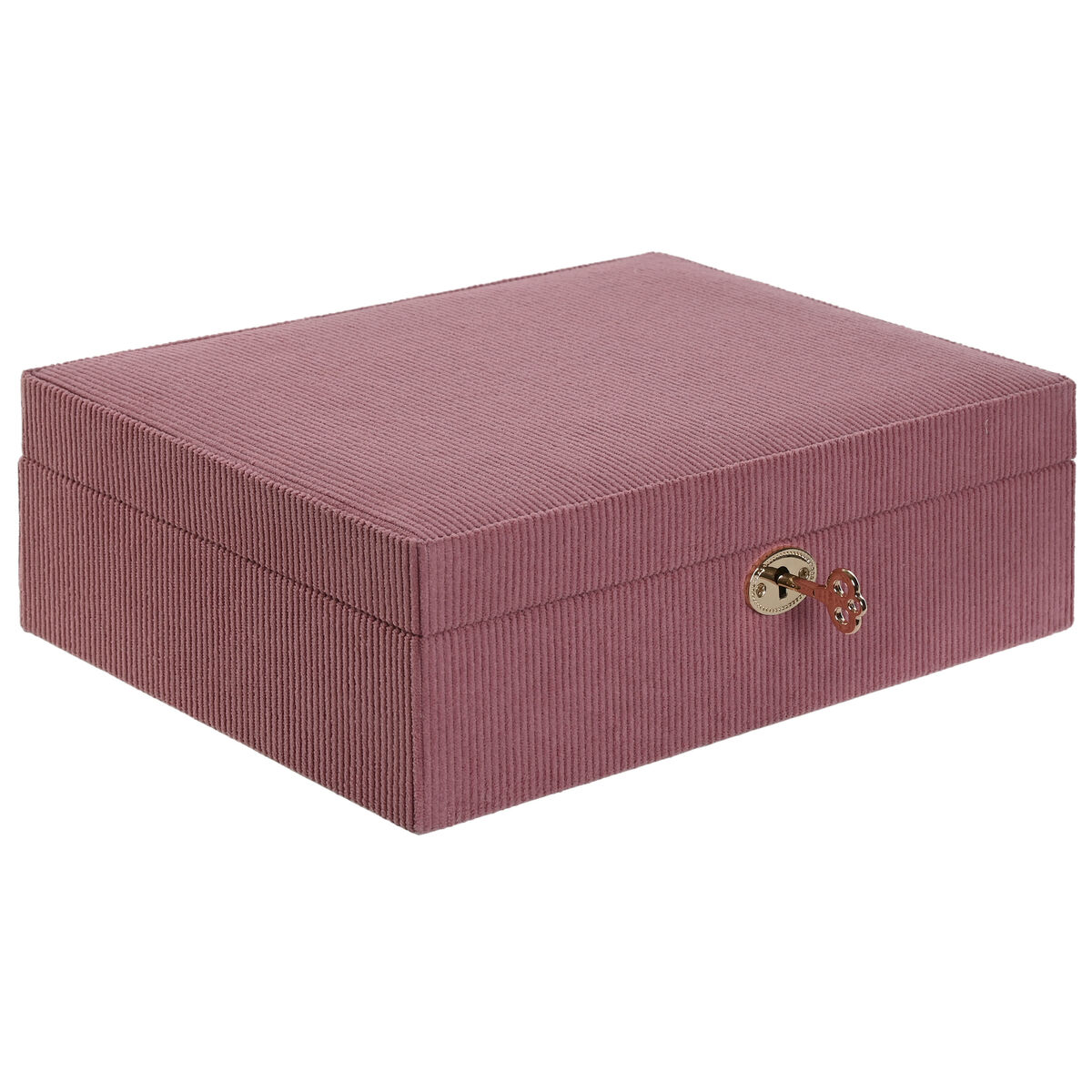 Smyckeskrin Home ESPRIT Kräm Magenta 27 x 19 x 9 cm - 3