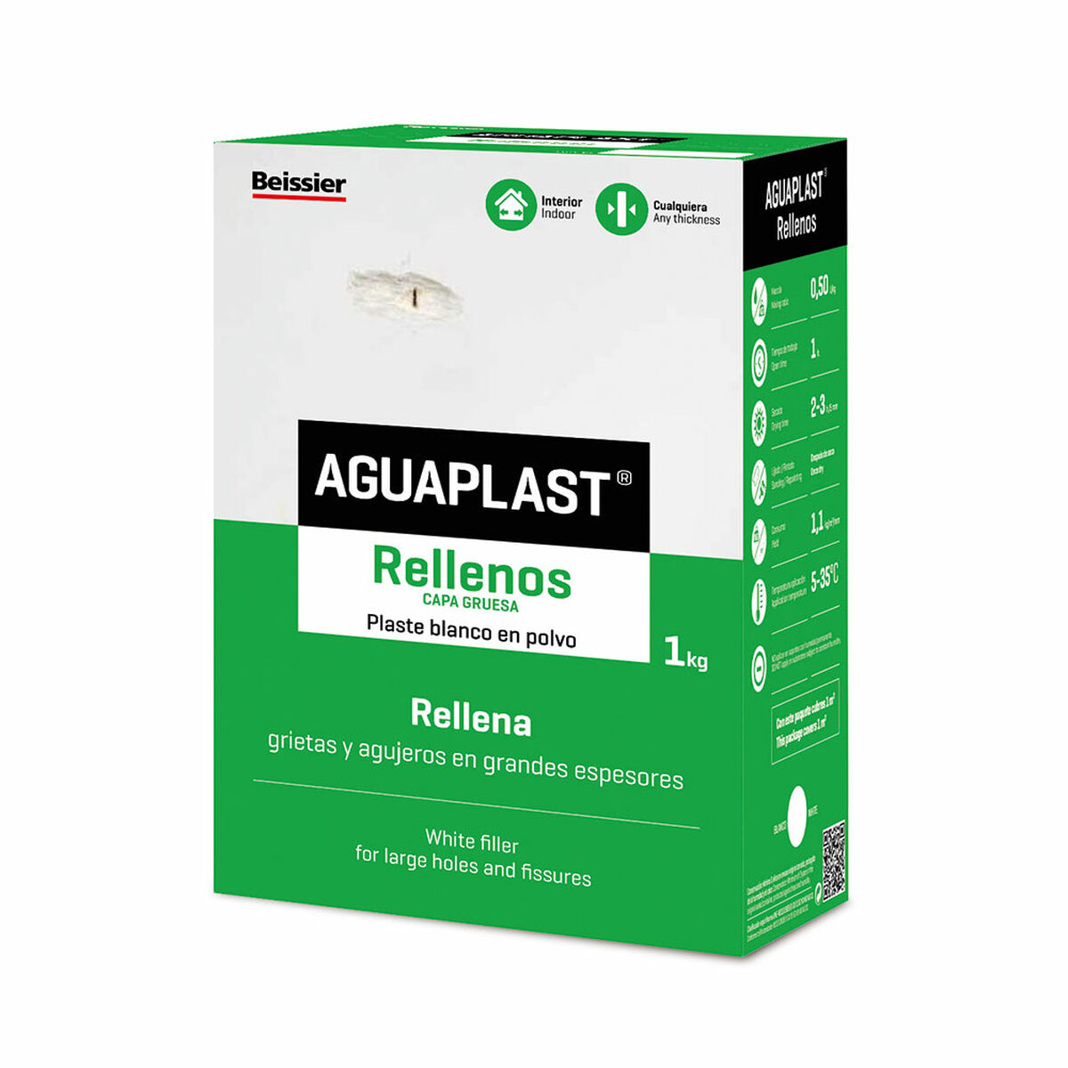 Pulverspackel Aguaplast Vit 1 kg