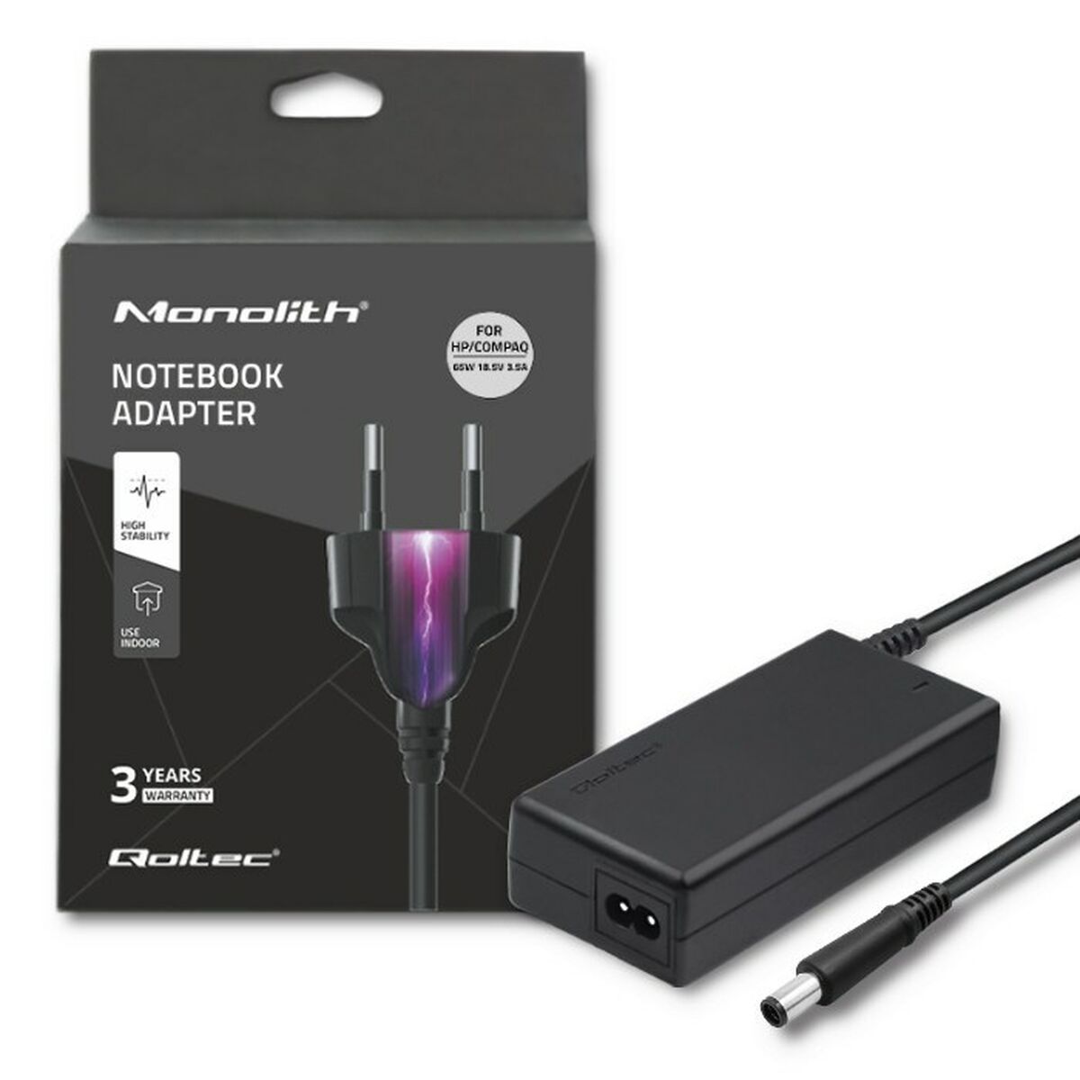 Laptopladdare Qoltec 50086 - 7