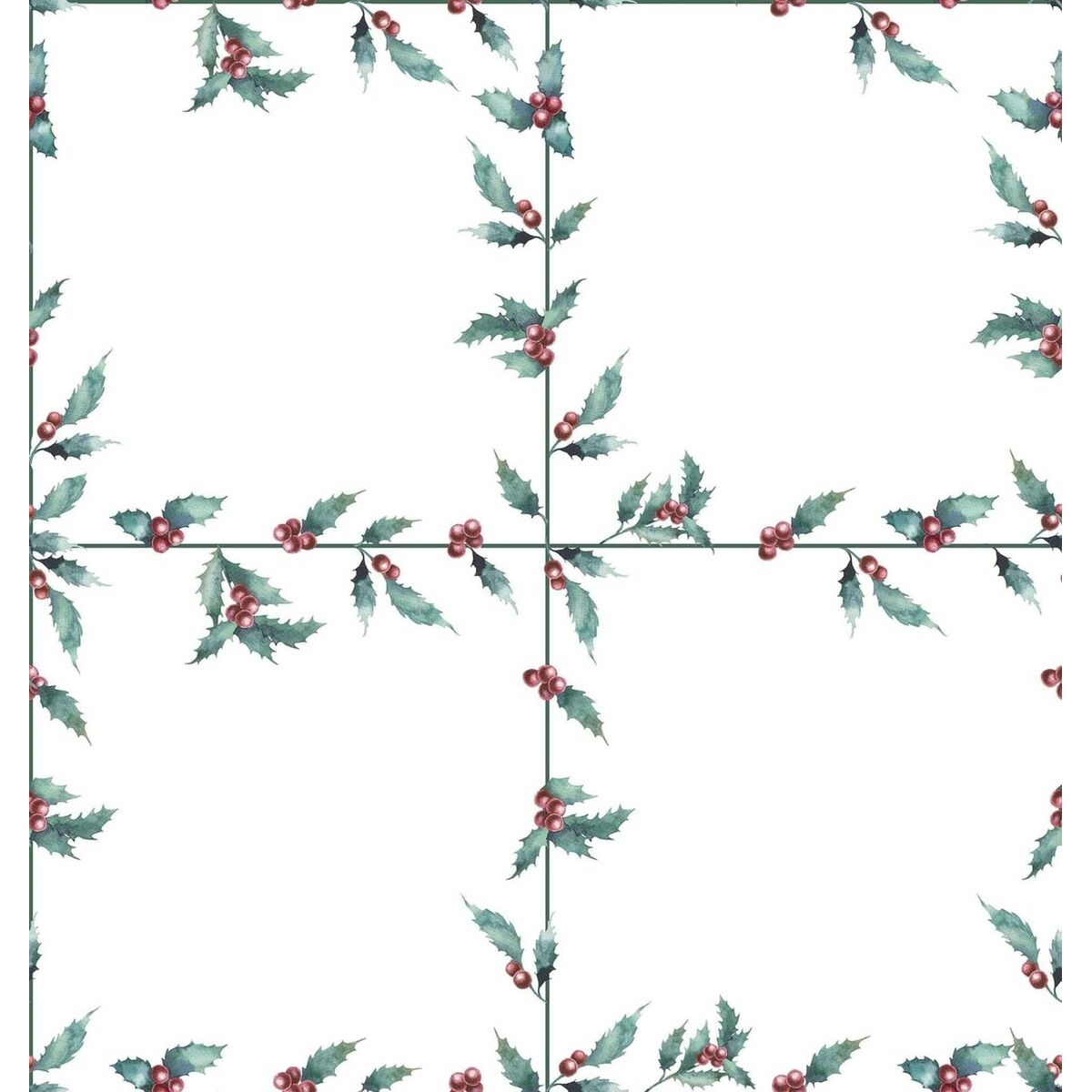 Bordsduk Belum White Christmas Multicolour Ø 140 cm - 5