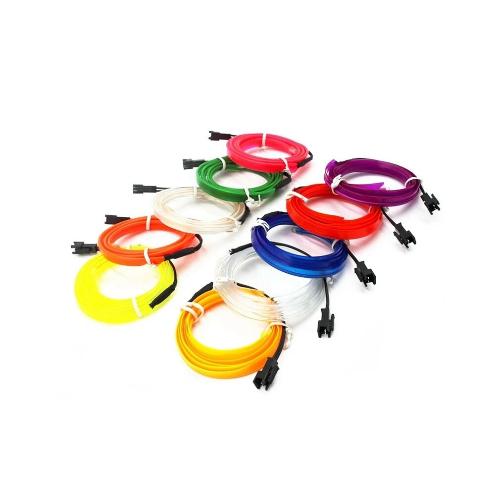 Neon ljus remsa OCC Motorsport 3 m Fiberoptik - 5