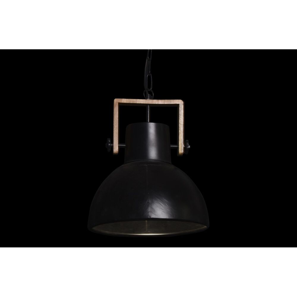 Taklampa DKD Home Decor Brun Svart Metall Mangoträ 50 W 40 x 40 x 49 cm - 3