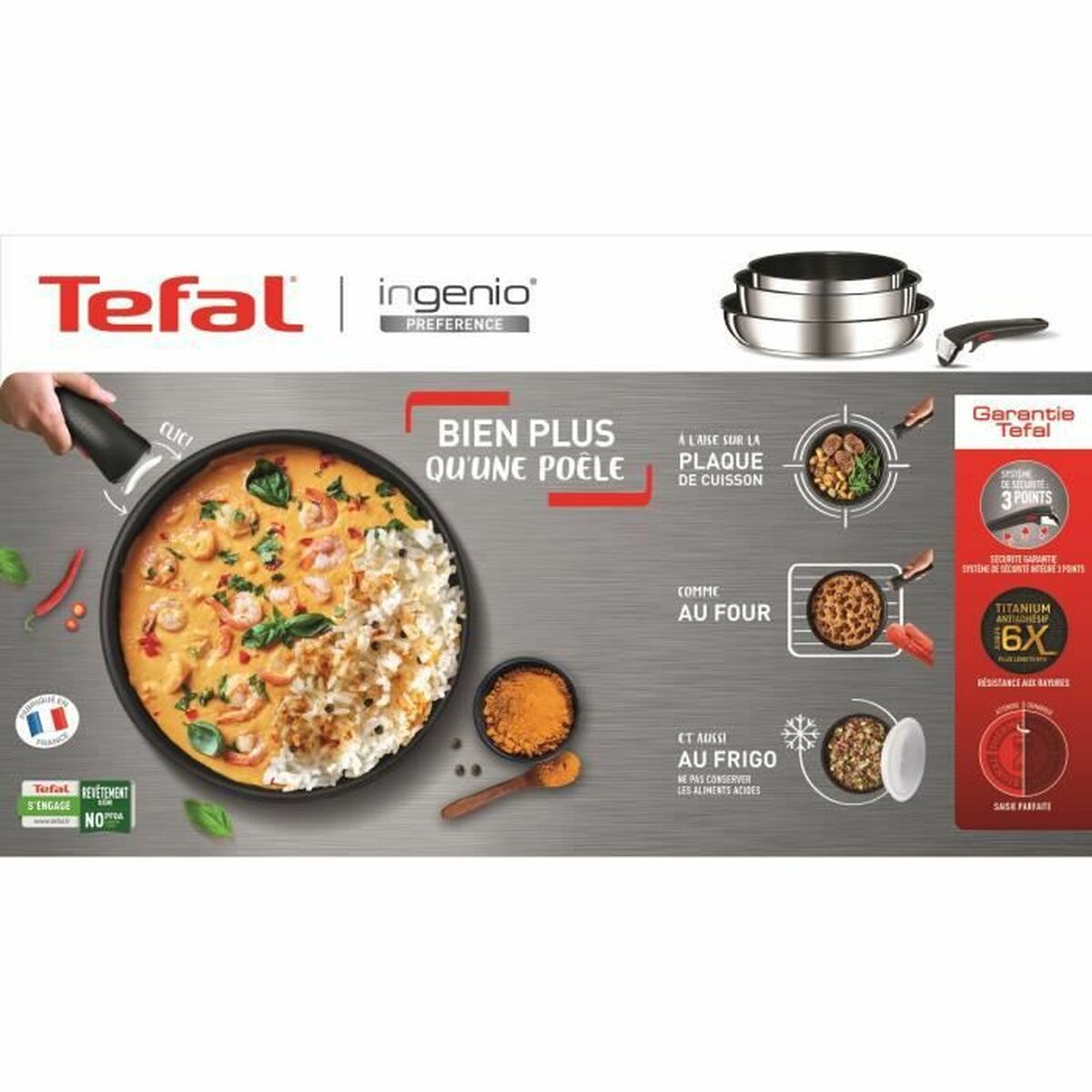 Stekpanna Tefal L9730602 Rostfritt stål Ø 28 cm - 4