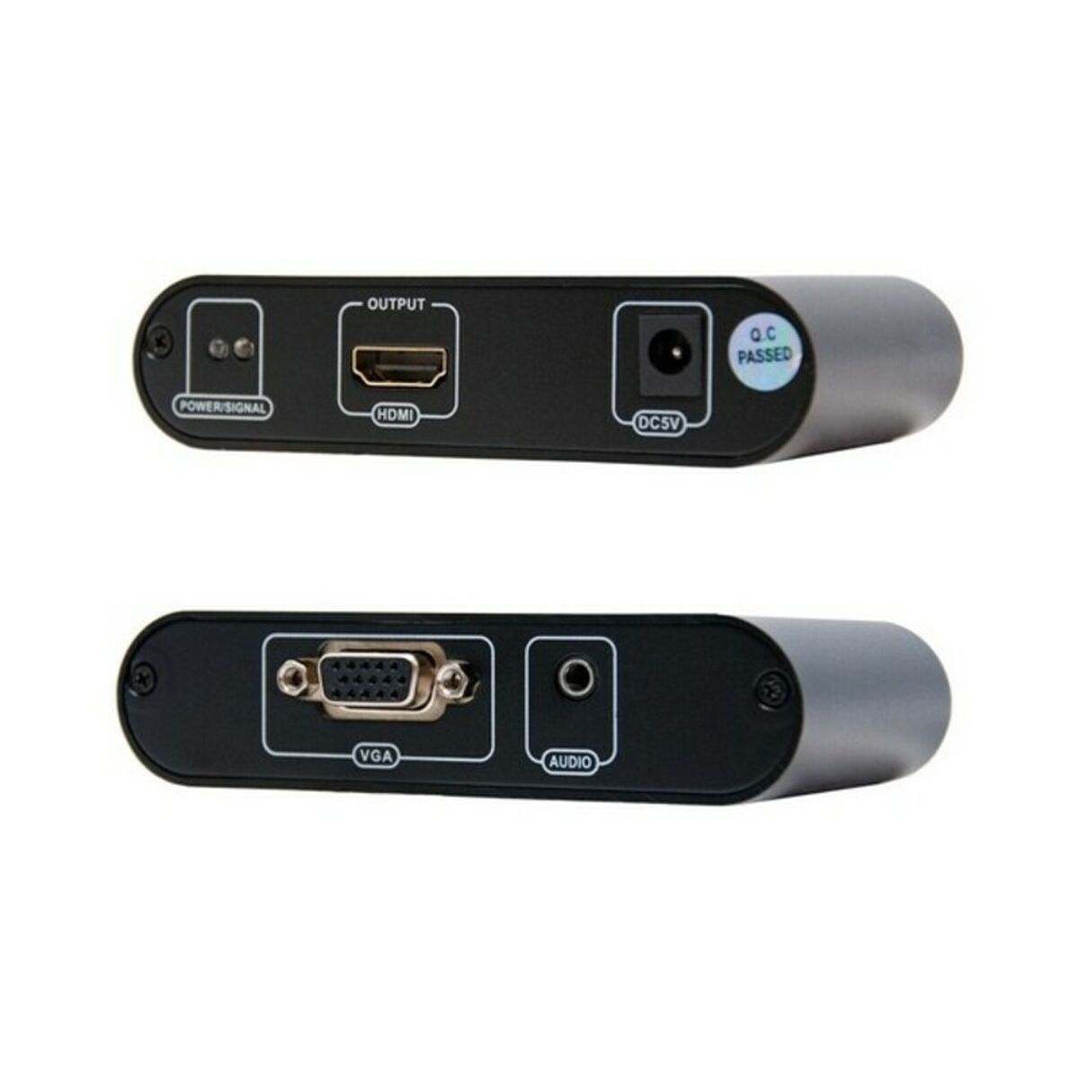 VGA till HDMI med Audio Adapter NANOCABLE 10.16.2101-BK - 2
