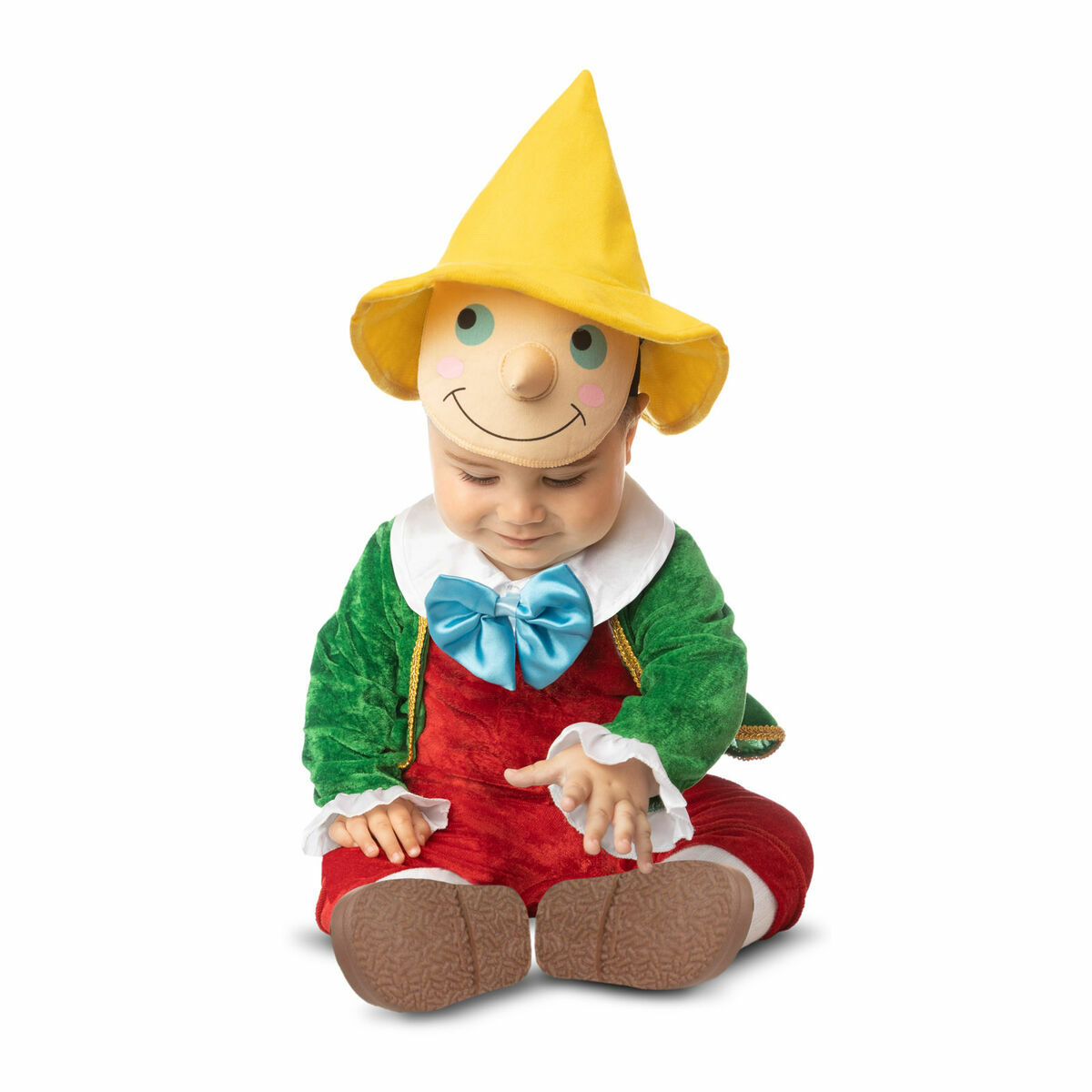 Maskeraddräkt vuxna My Other Me Pinocchio Röd Grön - 6