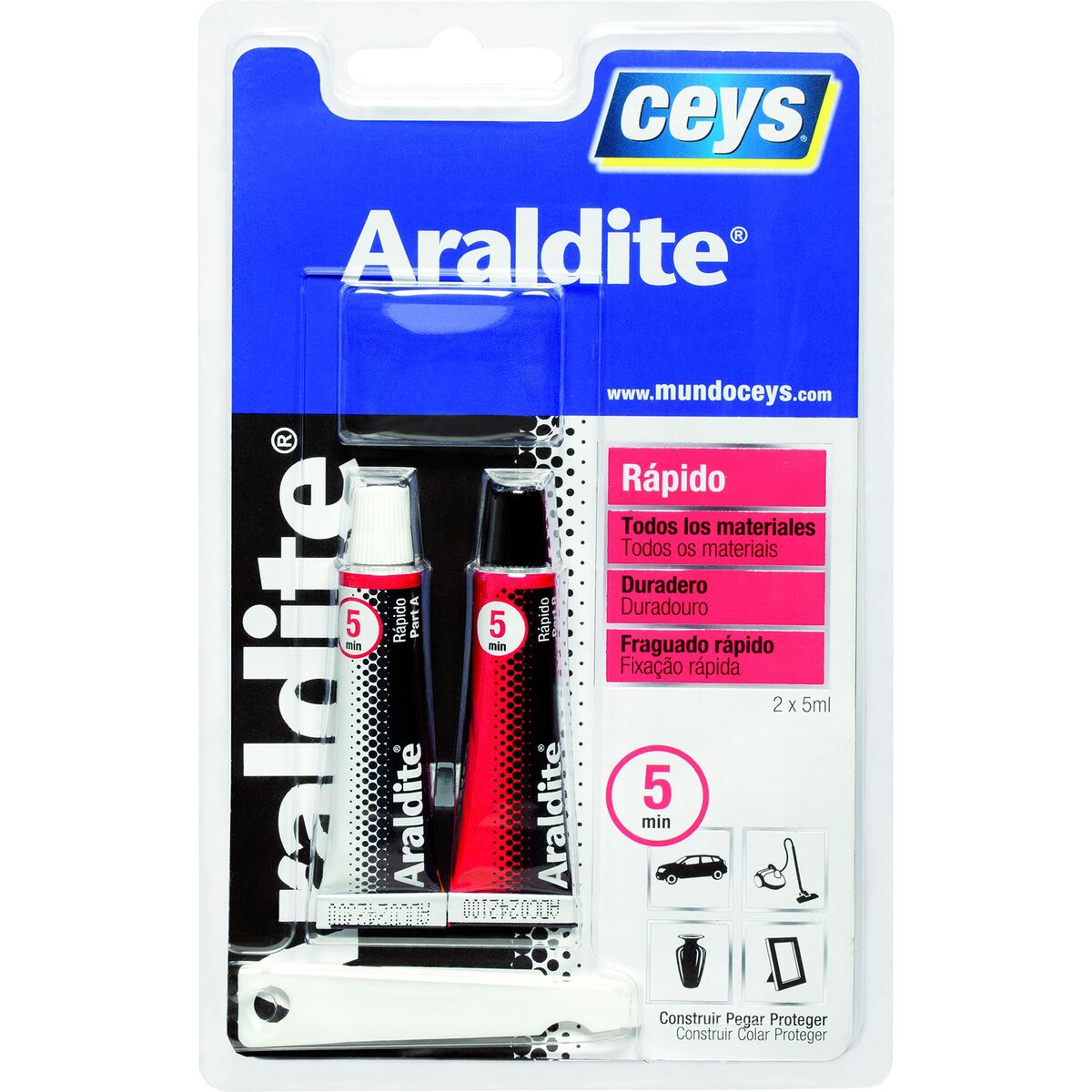 Epoxylim med två komponenter Ceys Araldite - 2
