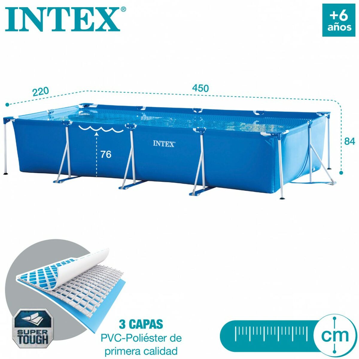 Bollhav Intex 28274NP 450 x 84 x 220 cm - 9