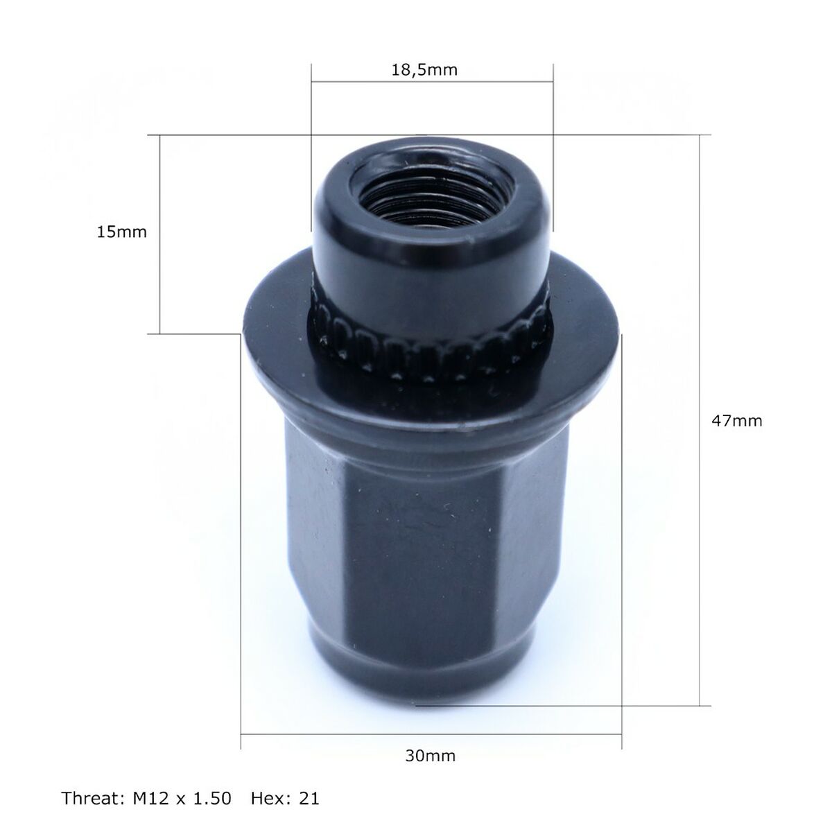 Hjulmuttrar för fälgar OMP OMPS09481201 M12 x 1,50 Toyota Nissan 24 antal - 4