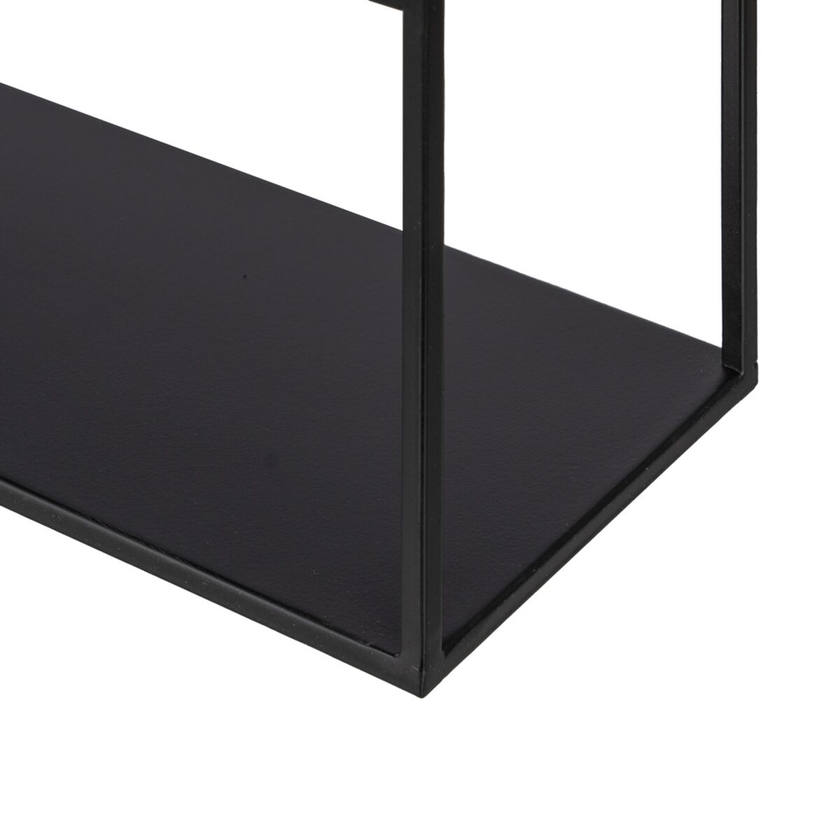 Bokhylla 70 x 13 x 70 cm Svart Metall - 2