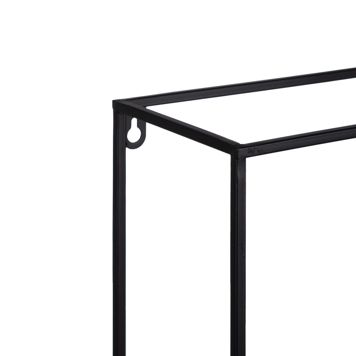 Bokhylla 70 x 13 x 70 cm Svart Metall - 9