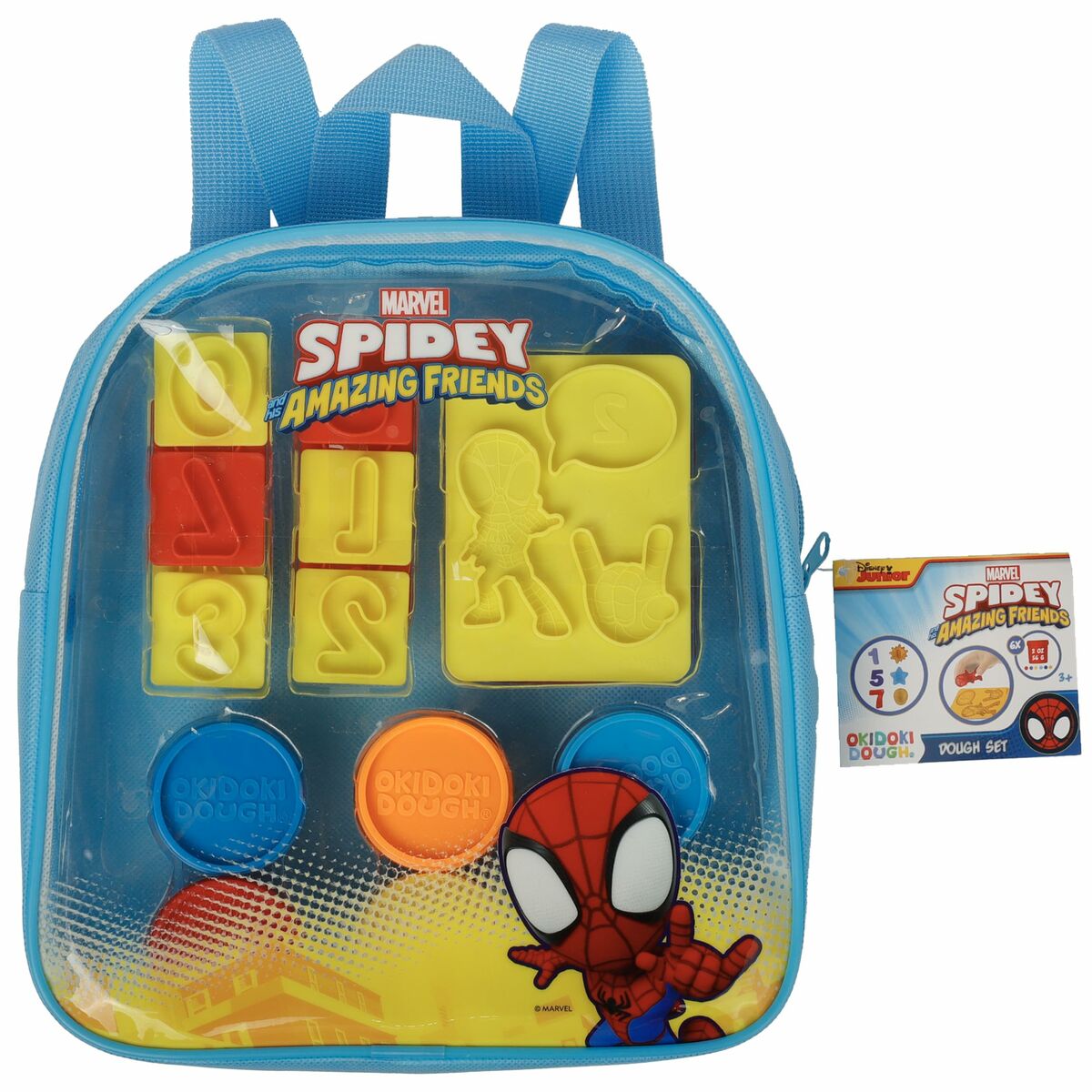 Uppsättning manuella aktiviteter Spidey Blå Formar till modellera Modellera Ryggsäck - 2