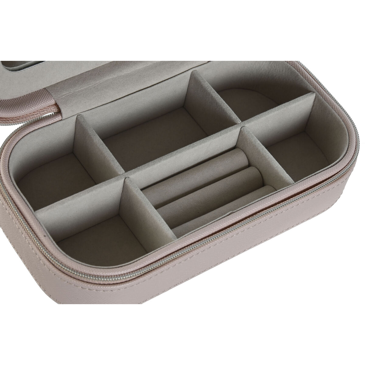 Smyckeskrin Home ESPRIT Ljusrosa 18,5 x 10 x 5 cm - 2