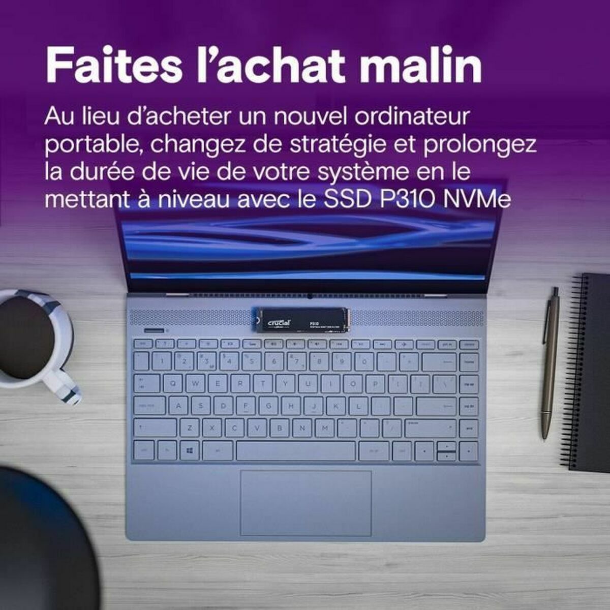 Hårddisk Crucial 4 TB SSD - 3