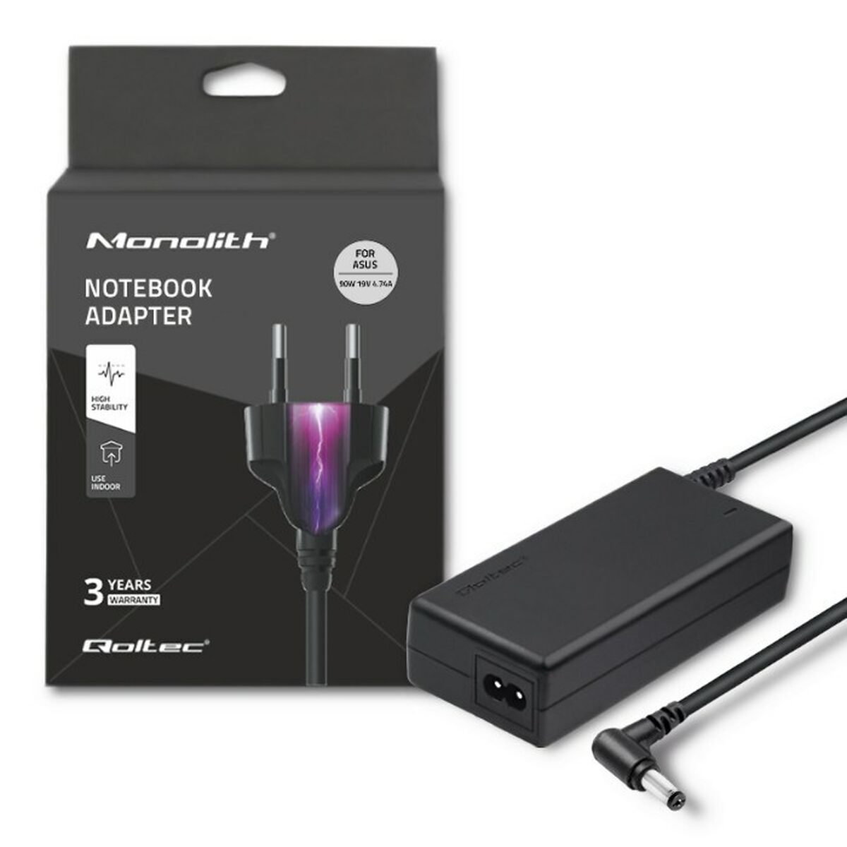 Laptopladdare Qoltec 50087 90 W - 4