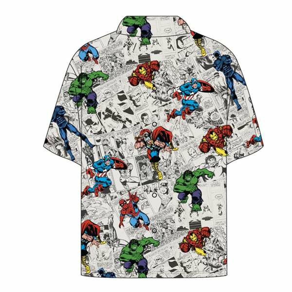 Barn T-shirt med kortärm Marvel Ljusgrå - 2
