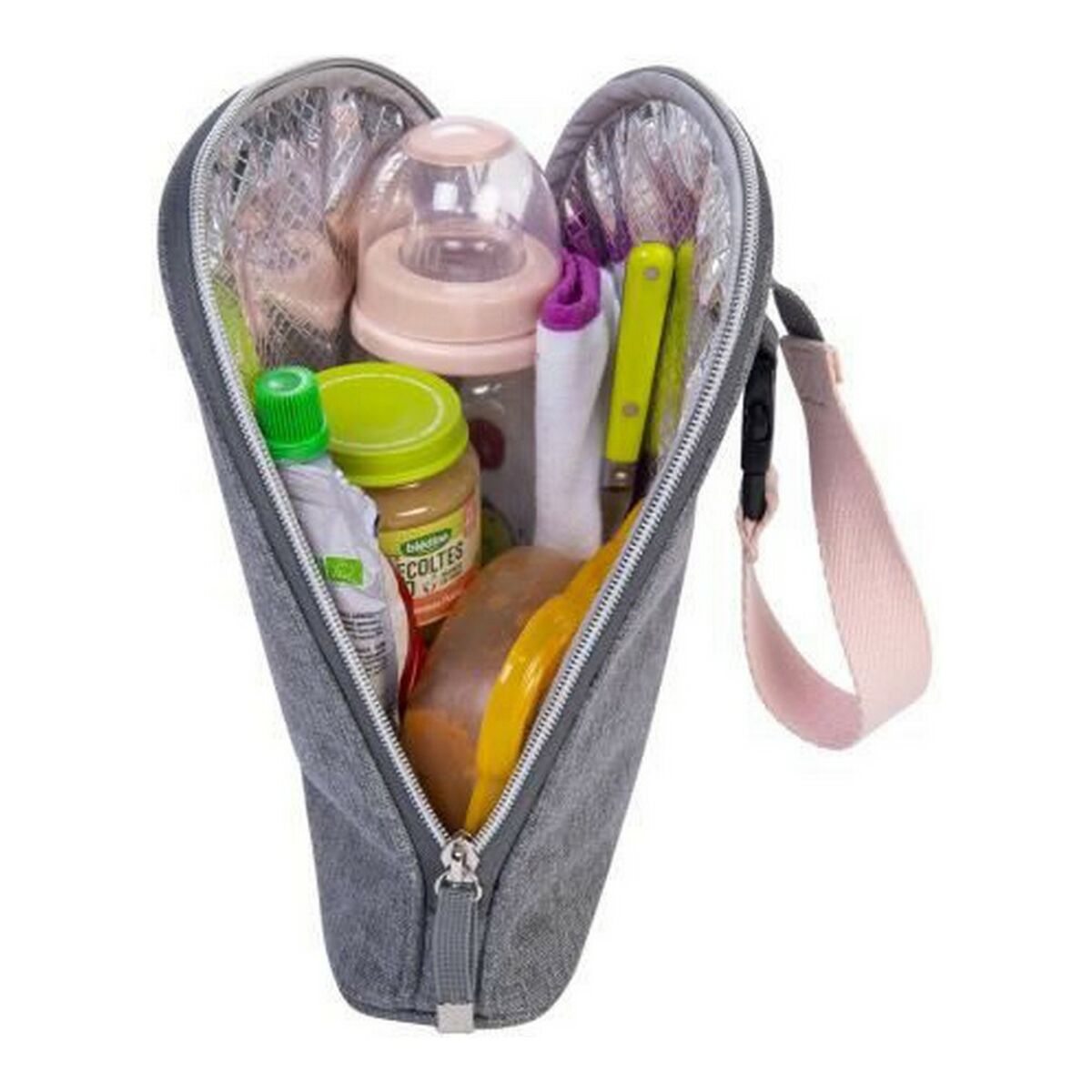 Bag för blöjbyte Baby on Board URBAN Sweet Grå Rosa - 6