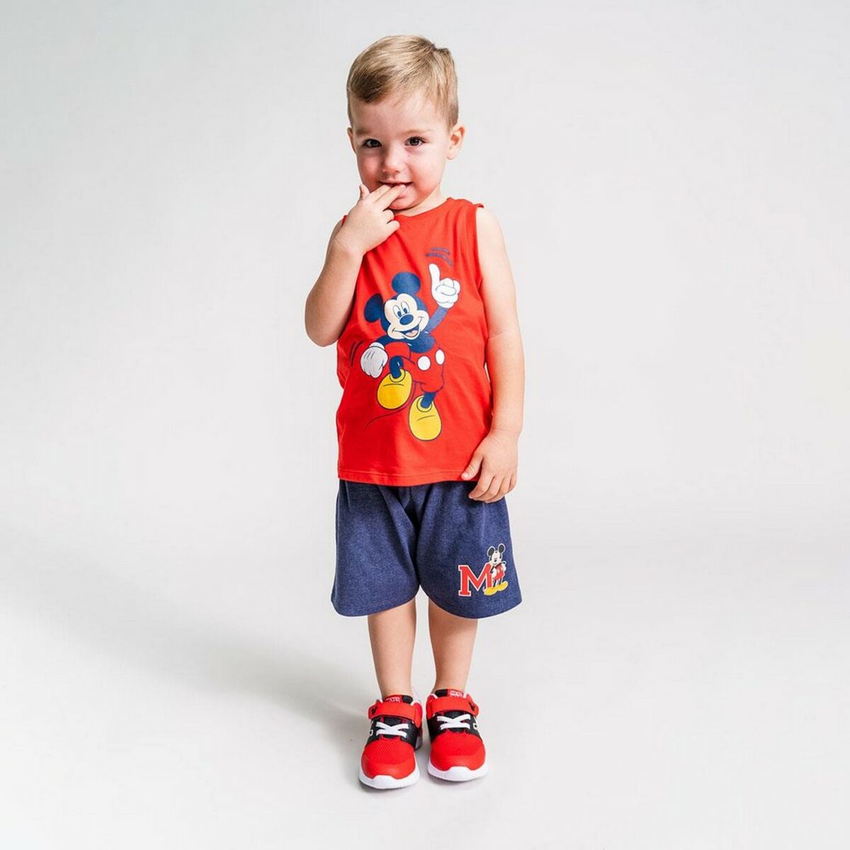 Sommarpyjamas Mickey Mouse Röd - 5
