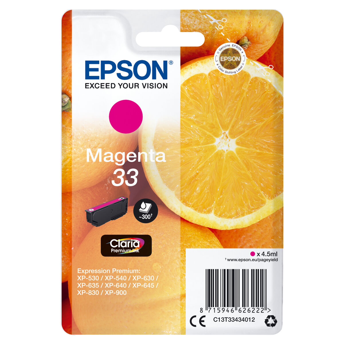 Original Bläckpatron Epson EP62622 Magenta - 2
