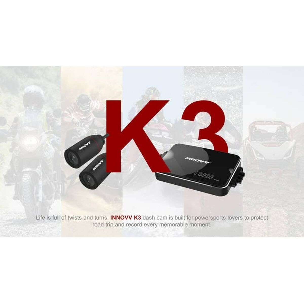Sportkamera för bilen Innovv INNOVV K3 - 2