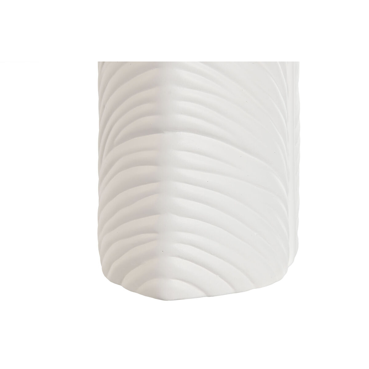 Vas Home ESPRIT Vit Stengods Tropiskt Löv av en växt 33 x 10 x 70 cm - 3