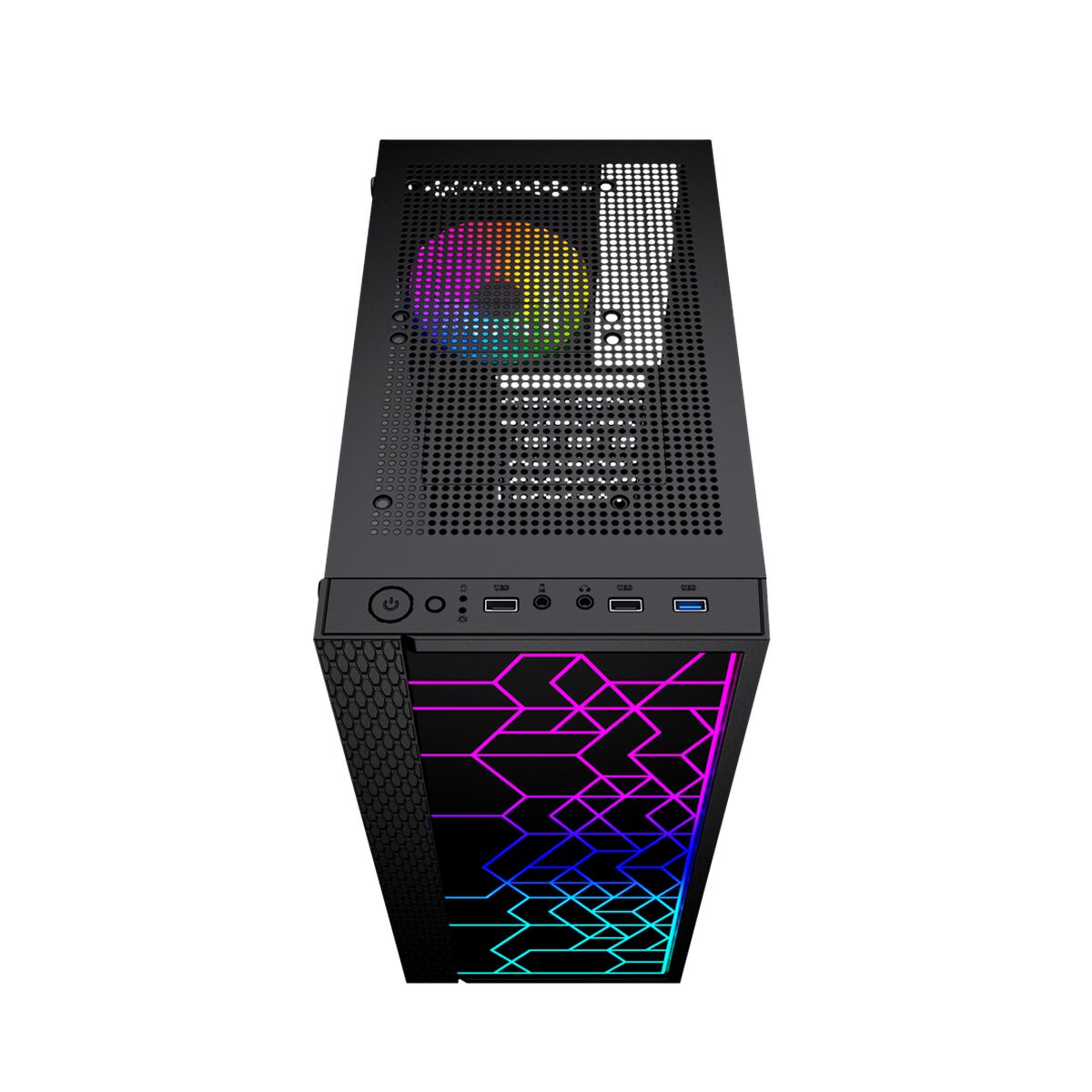 ATX Semitorn GEMBIRD Fornax 2500 ARGB Svart Multicolour - 2