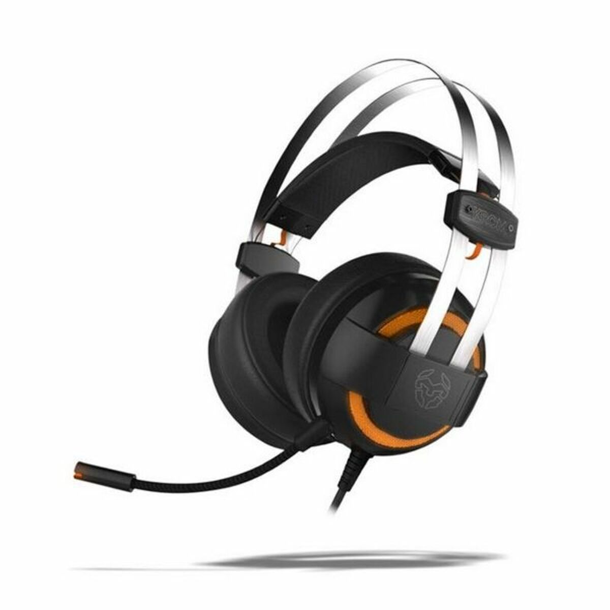 Spelhörlurar med mikrofon Krom NXKROMKDE Svart Svart/Orange - 2