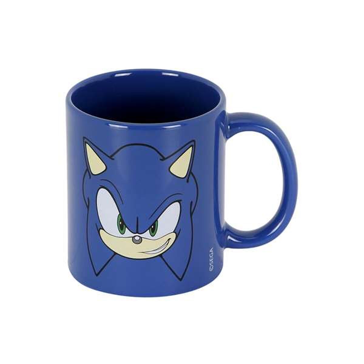 Mugg Sonic Blå Ansikte