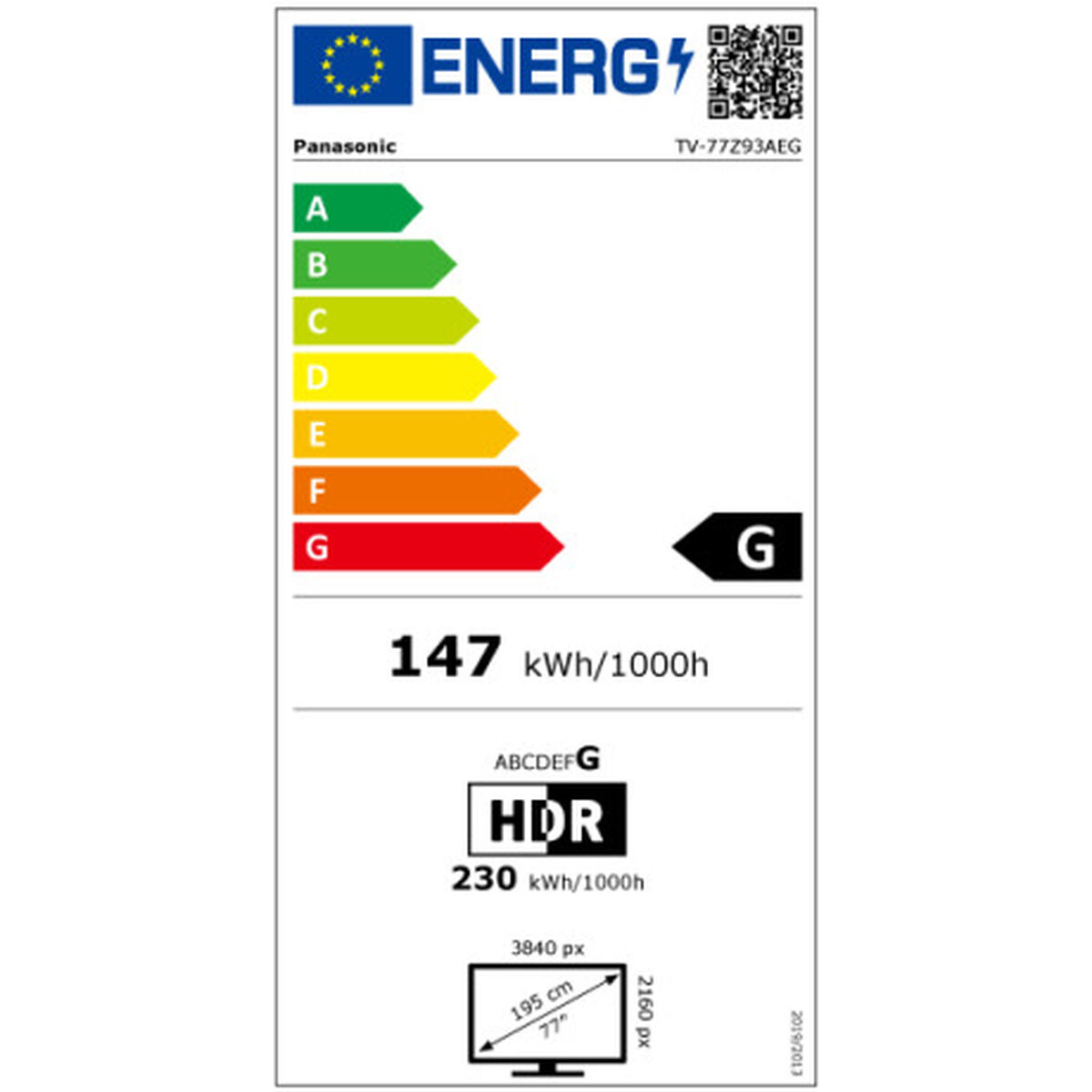 Smart TV Panasonic TV77Z93AEG 4K Ultra HD 77" HDR OLED NVIDIA G-SYNC - 4