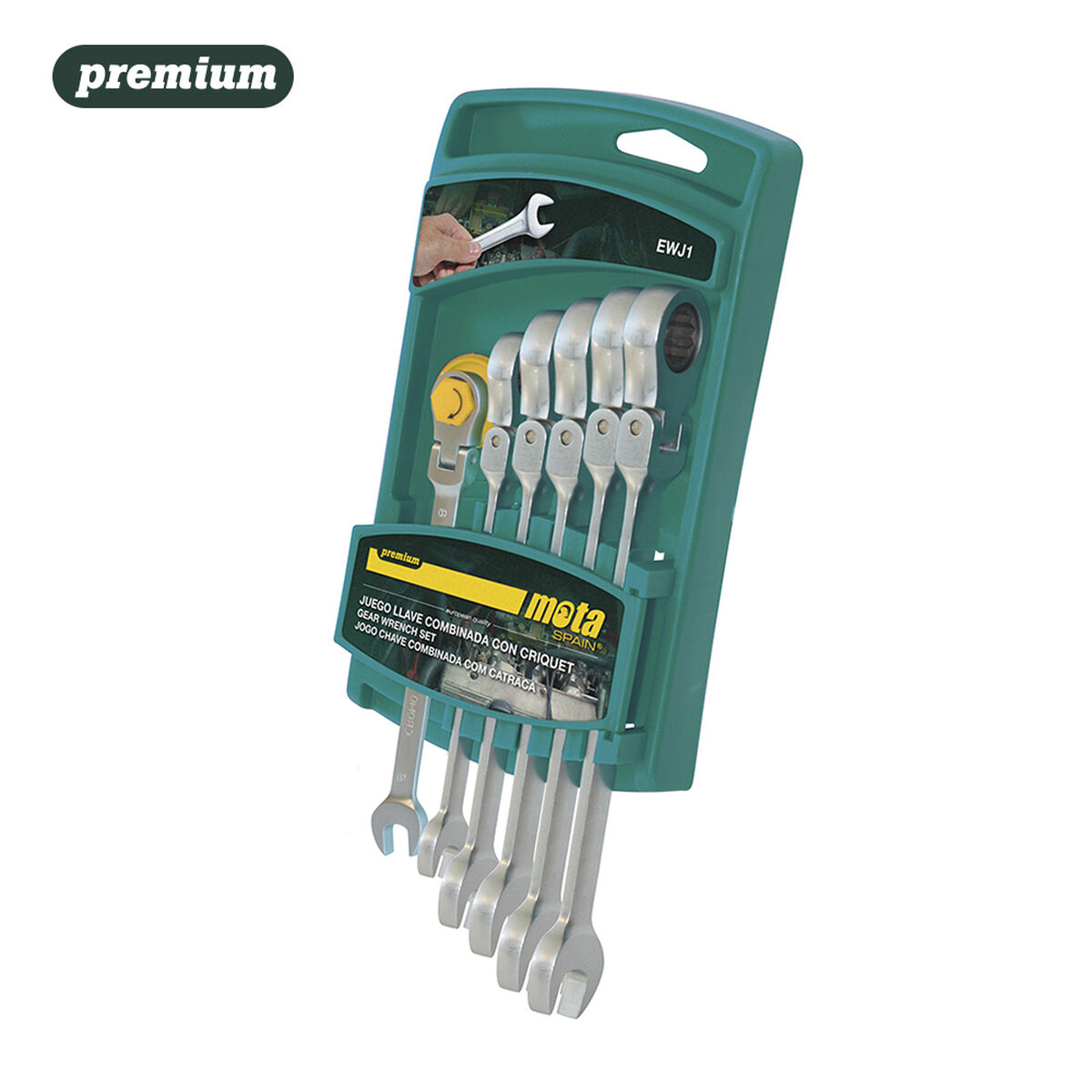 Set med kombinationsnycklar Mota ewj1 Pack 6 Delar