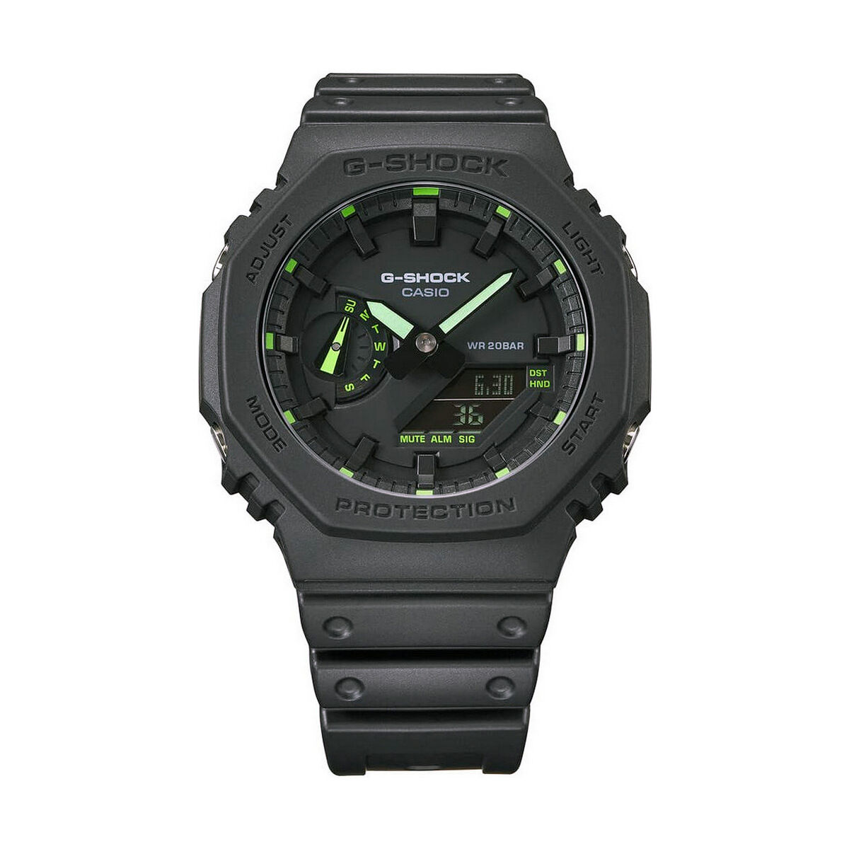 Herrklocka Casio G-Shock OAK - Neon Green Index (Ø 45 mm) - 7