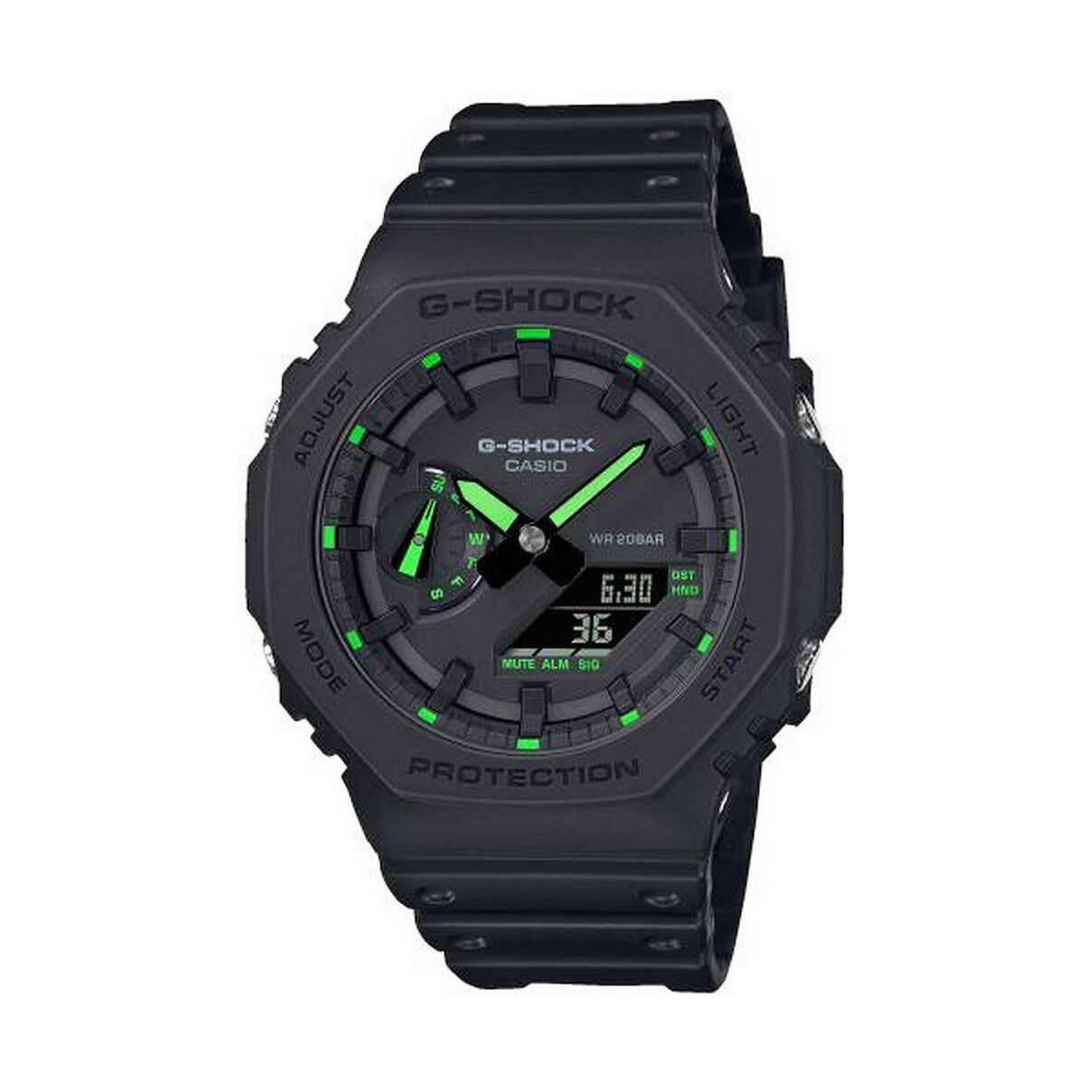 Herrklocka Casio G-Shock OAK - Neon Green Index (Ø 45 mm) - 3