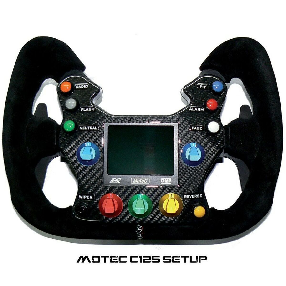 Racing-ratt OMP OMPOD/2044/N Svart Ø 31,5 cm - 2