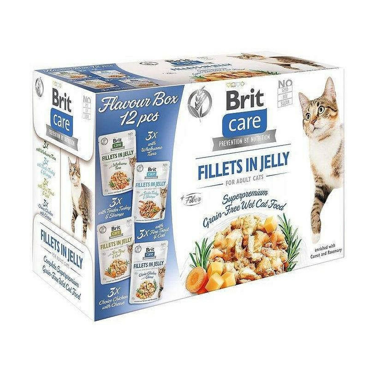 Kattmat Brit                                 Kyckling Ost Kalkon