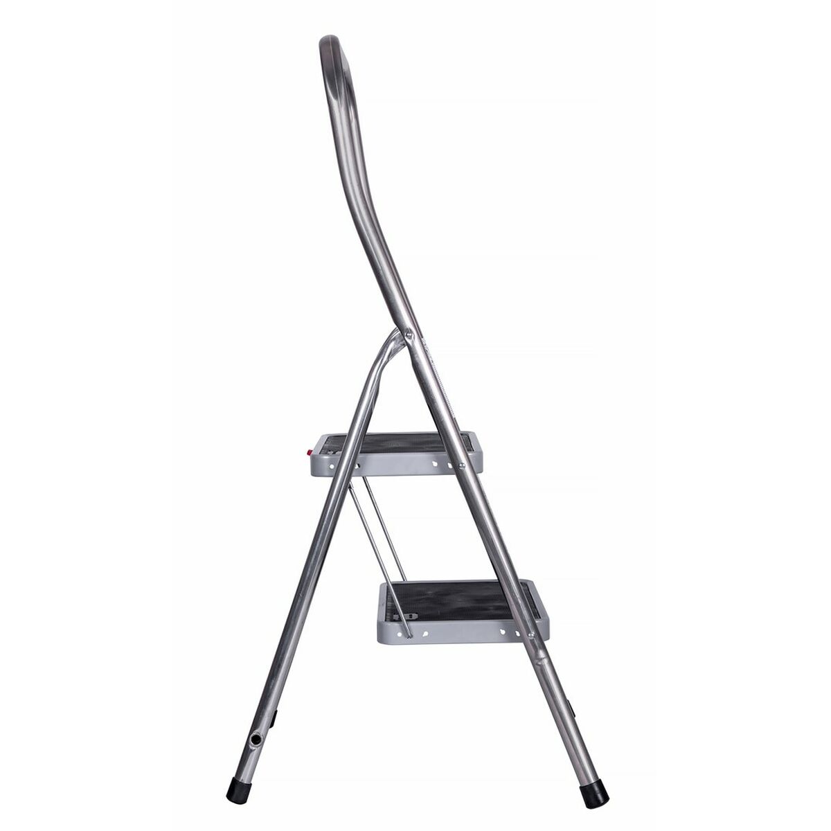 Hoppvikbar trappstege, 2 steg Krause 130860 Grå Silvrig Svart/Blå Aluminium - 8