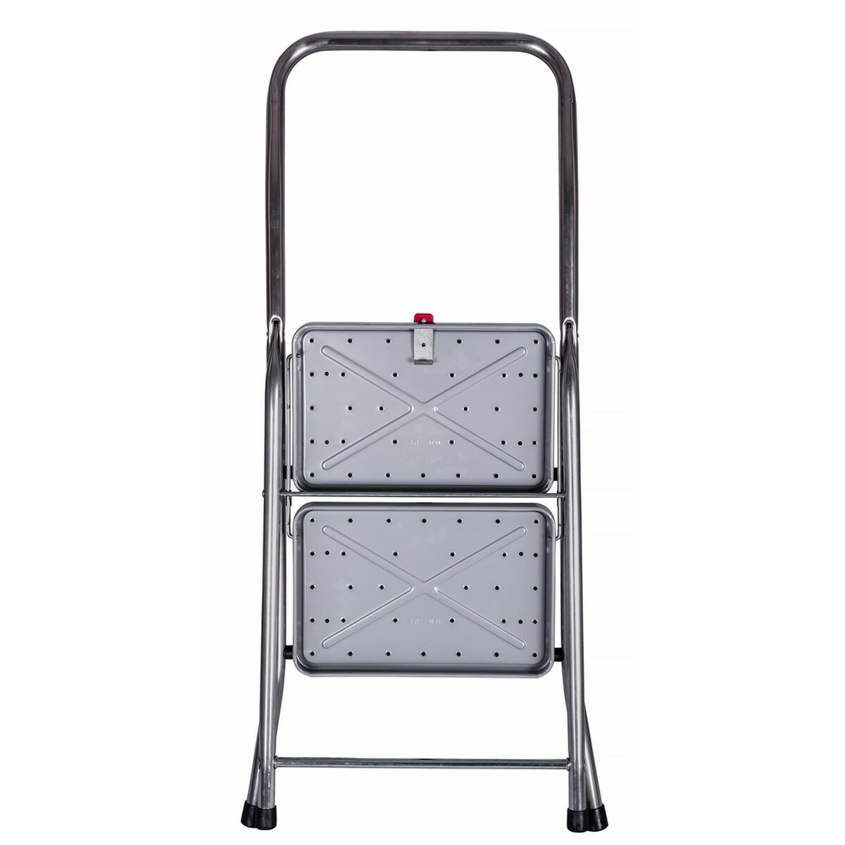 Hoppvikbar trappstege, 2 steg Krause 130860 Grå Silvrig Svart/Blå Aluminium - 4