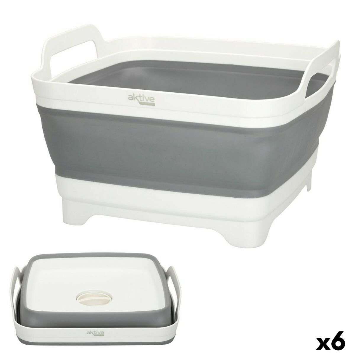 Diskho Aktive Hopfällbar 8,5 L Camping 30,5 x 20 x 30 cm 6 antal - 8