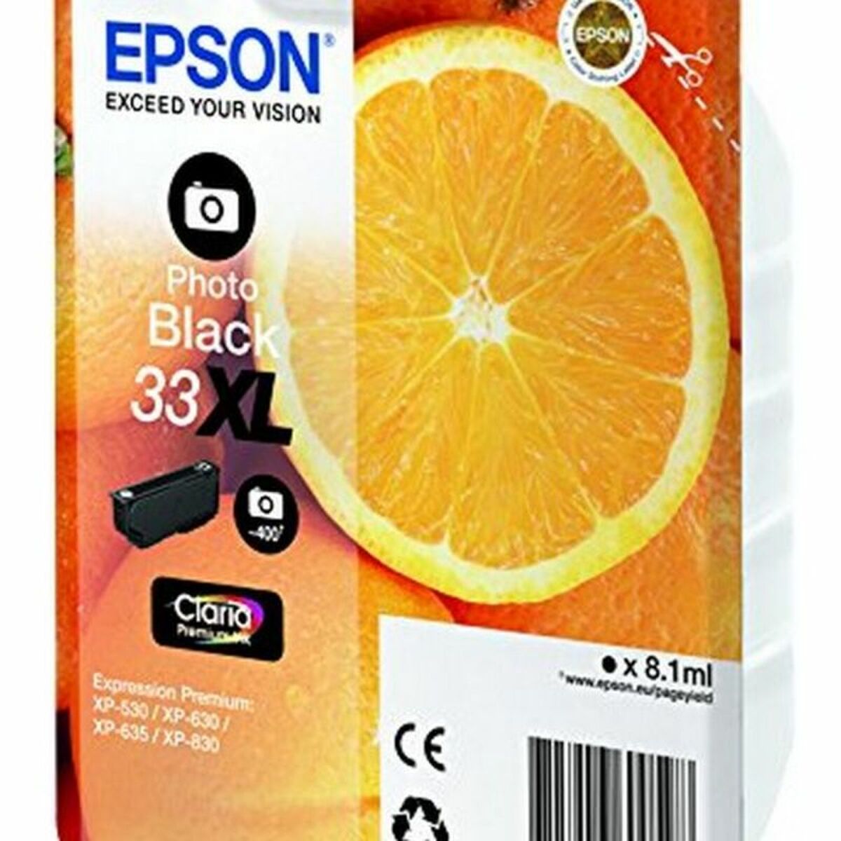 Original Bläckpatron Epson C13T33614012 Svart - 4