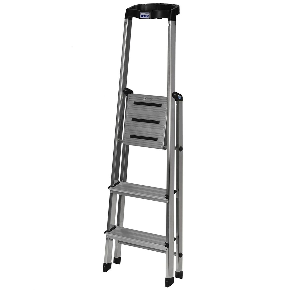 Hoppvikbar trappstege, 3 steg Krause 126313 Silvrig Aluminium - 7
