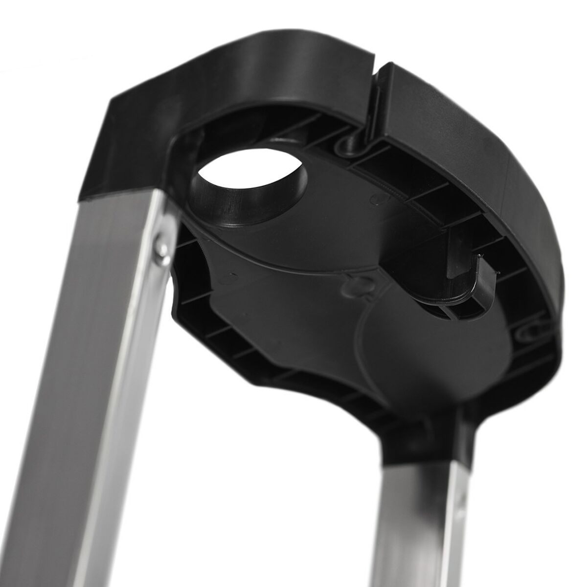 Hoppvikbar trappstege, 3 steg Krause 126313 Silvrig Aluminium - 2