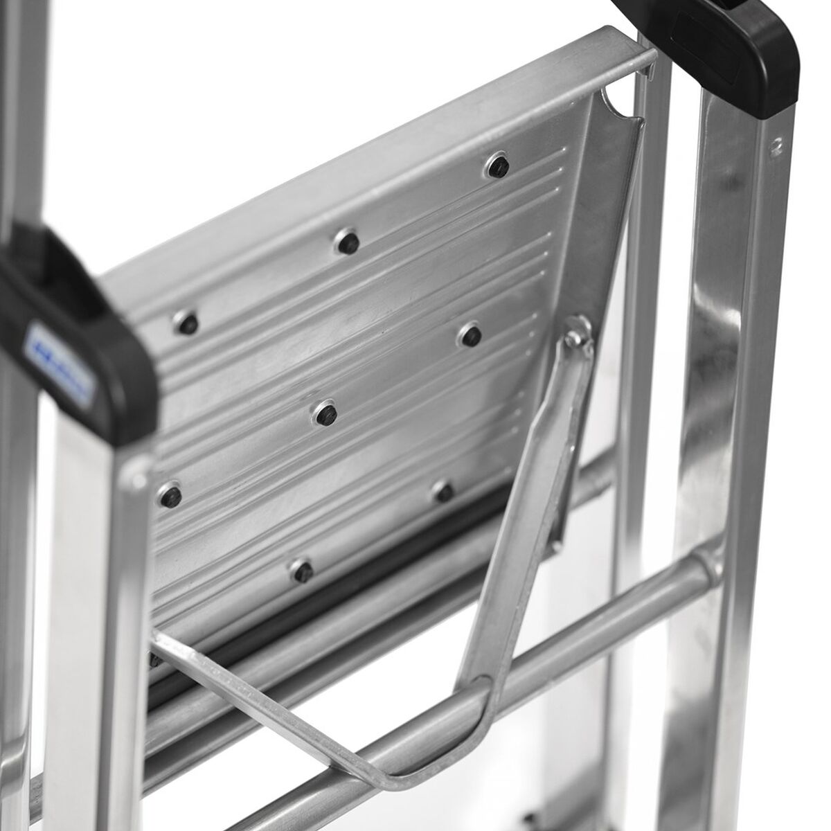 Hoppvikbar trappstege, 3 steg Krause 126313 Silvrig Aluminium - 5