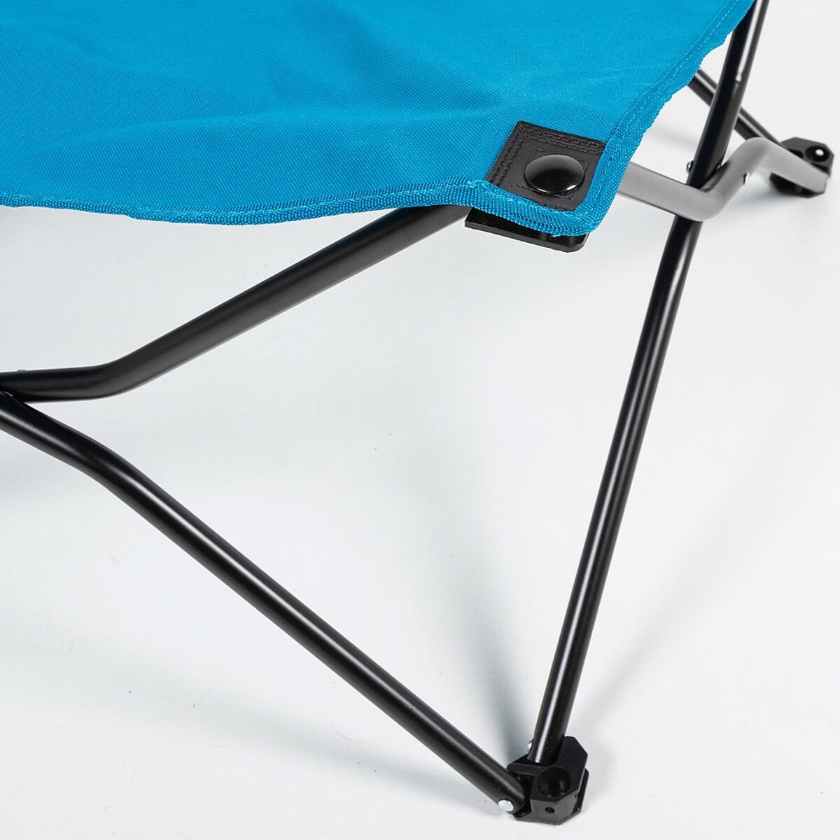 Hopfällbar säng Aktive Blå Camping 178 x 62 x 38 cm 178 x 38 x 62 cm (2 antal) - 3