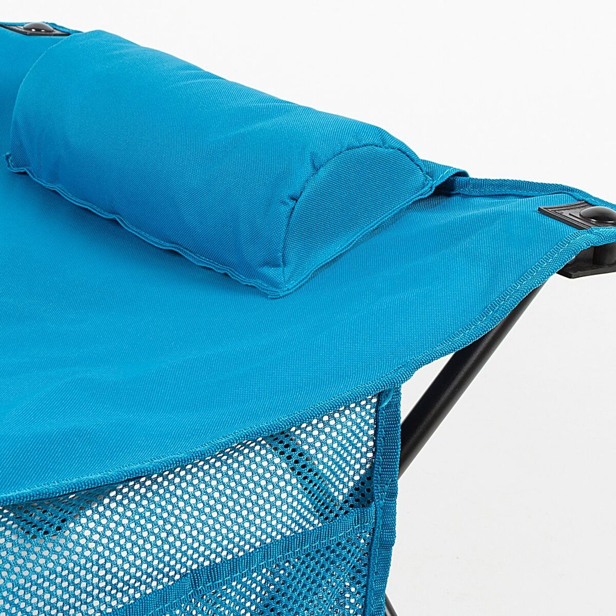 Hopfällbar säng Aktive Blå Camping 178 x 62 x 38 cm 178 x 38 x 62 cm (2 antal) - 10