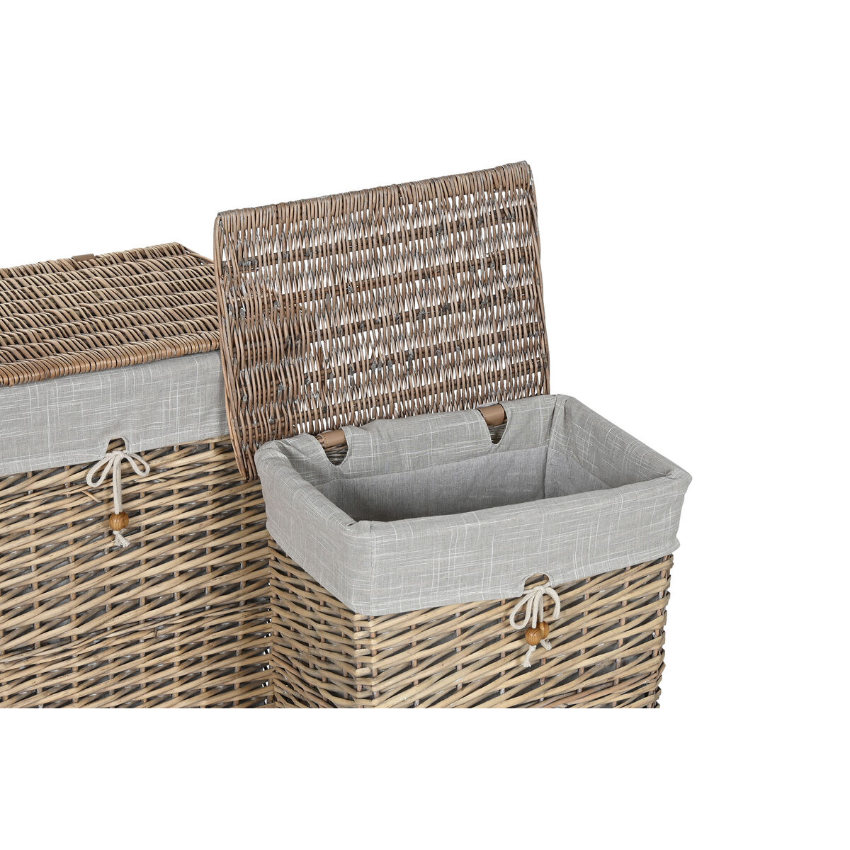 Korg - set Home ESPRIT Beige Naturell vide 47 x 35 x 55 cm 5 Delar - 4