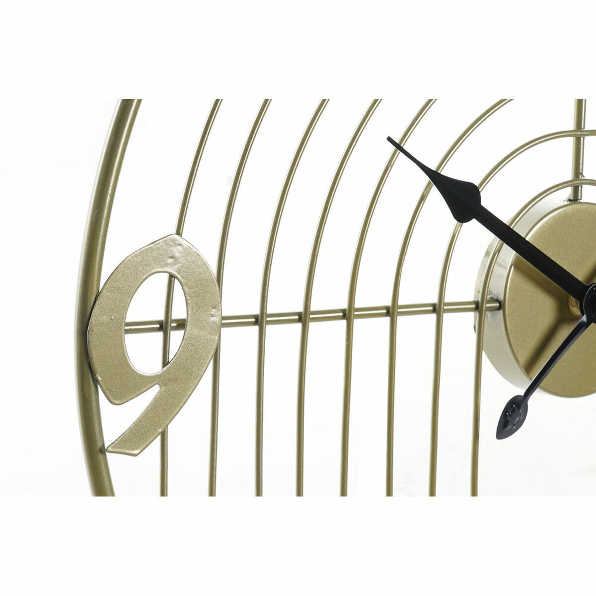 Väggklocka DKD Home Decor Svart Gyllene Metall Modern 45 x 3 x 45 cm (2 antal) - 3