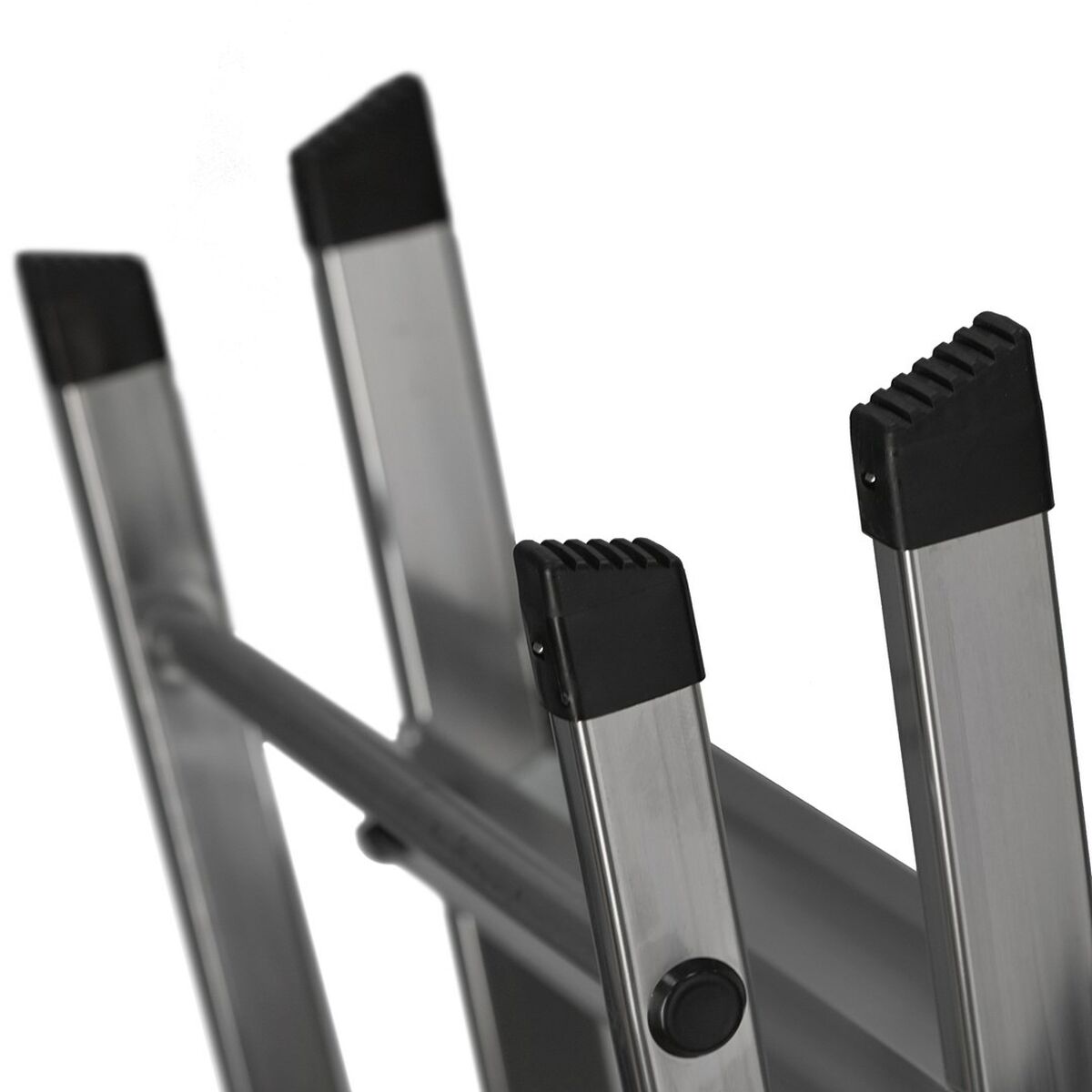 Hoppvikbar trappstege, 3 steg Krause 126214 Silvrig Aluminium - 2