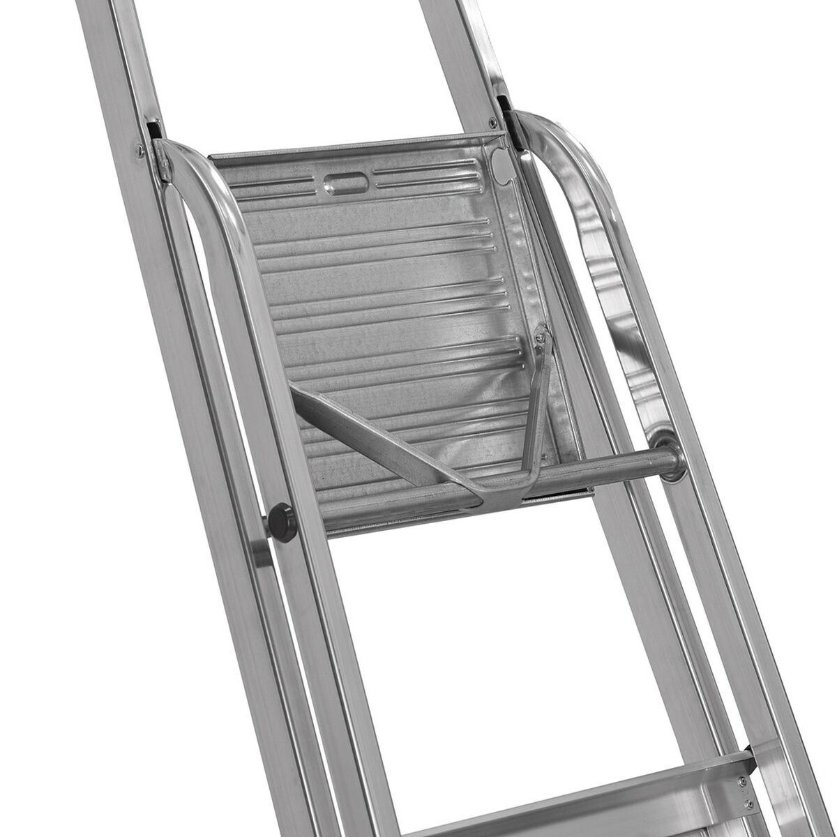Hoppvikbar trappstege, 3 steg Krause 126214 Silvrig Aluminium - 4