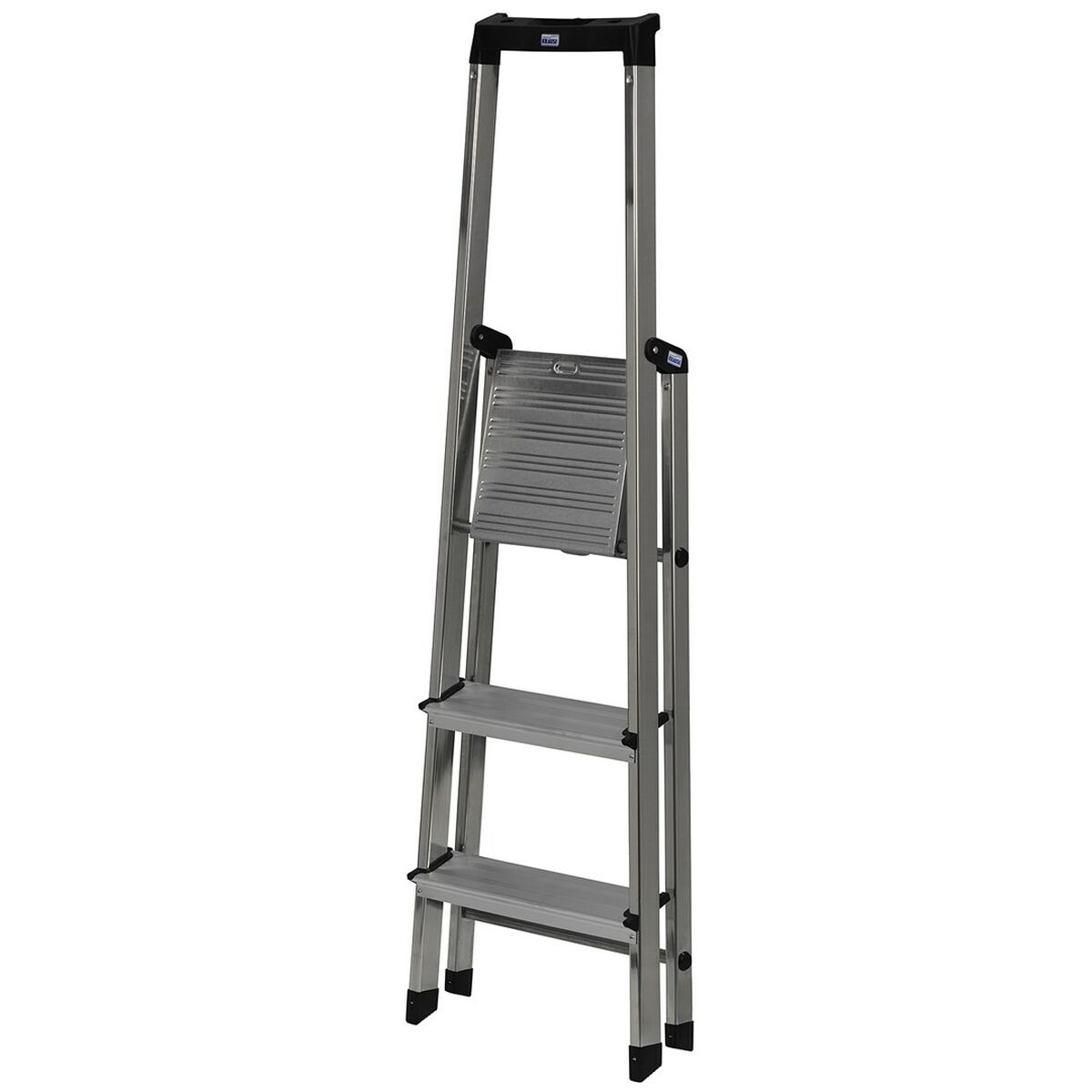 Hoppvikbar trappstege, 3 steg Krause 126214 Silvrig Aluminium - 6