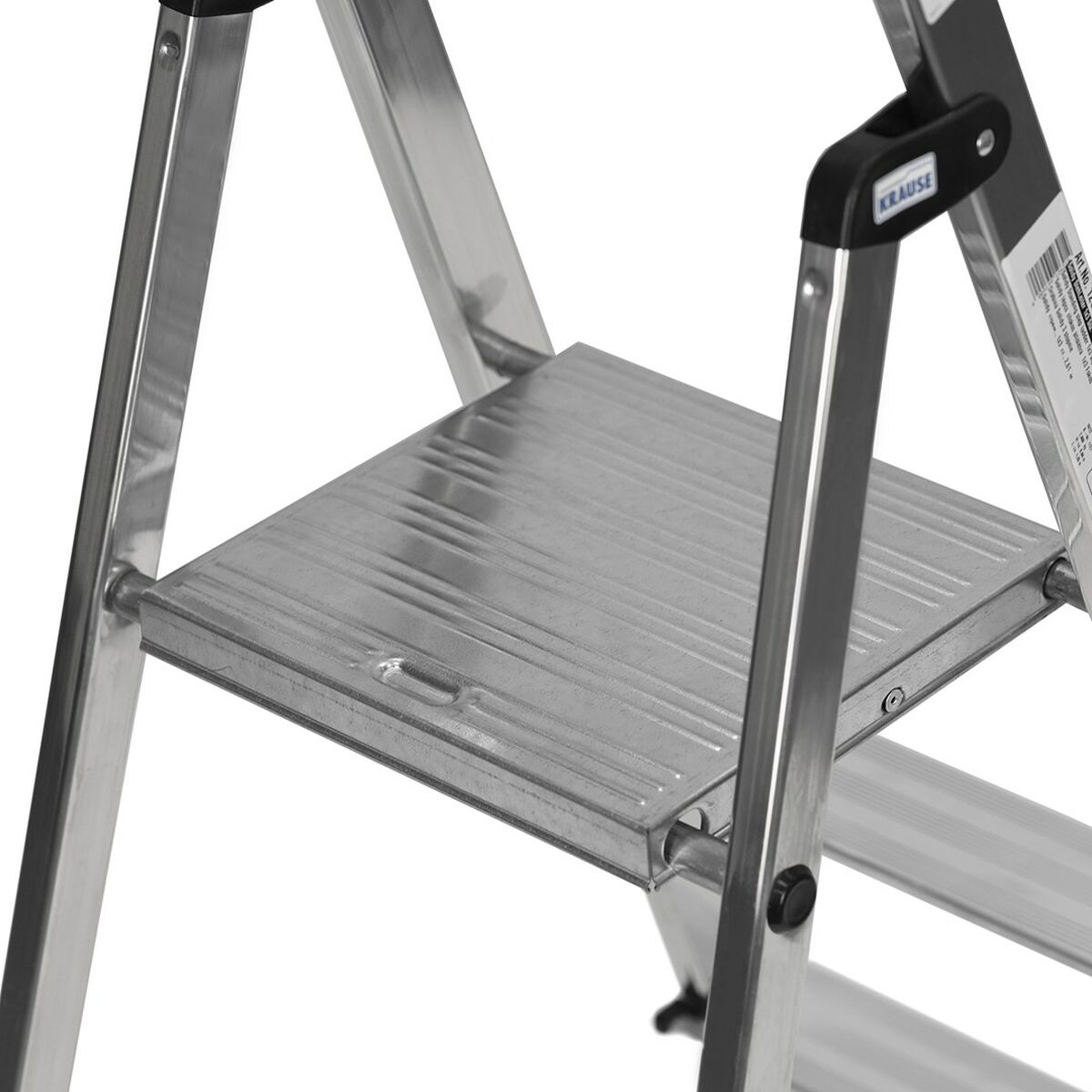 Hoppvikbar trappstege, 3 steg Krause 126214 Silvrig Aluminium - 5