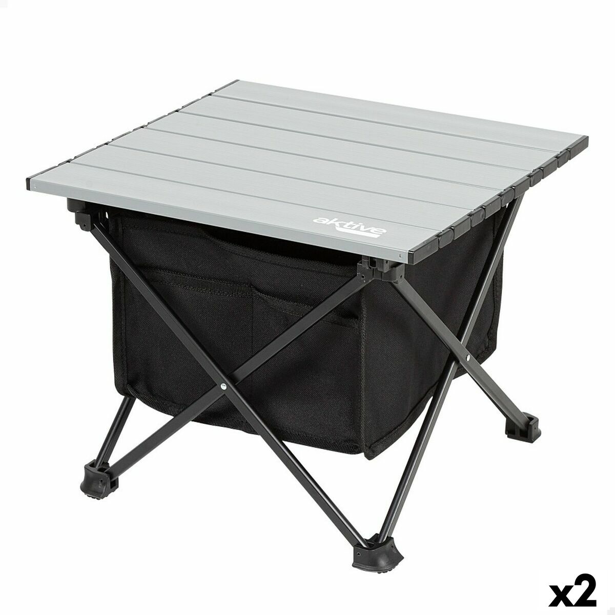 Fällbord Aktive Camping Ficka 38 x 30 x 34 cm (2 antal) - 7